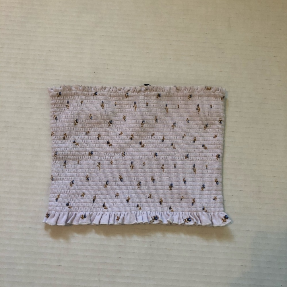 Forever 21 white ribbed Tub top